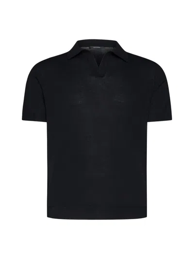Tagliatore T-shirts And Polos In Black