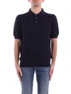 Tagliatore Knitted Cotton Polo Shirt
