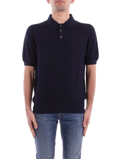 TAGLIATORE TAGLIATORE T-SHIRTS AND POLOS BLUE