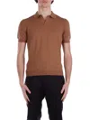 Tagliatore T-shirts And Polos Camel In Cammello Marroni