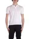 Tagliatore T-shirts And Polos White In Bianco Chiari E Naturali