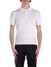 Tagliatore T-shirts And Polos White In Bianco Chiari E Naturali
