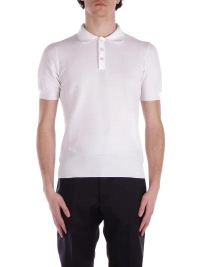 TAGLIATORE TAGLIATORE T-SHIRTS AND POLOS WHITE