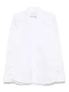 Tagliatore Poplin Shirt In White