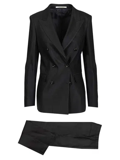 Tagliatore Tailleur Parigi Foderata Jackets Beige In Black