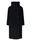 Tagliatore Tailored Black Jacket With Classic Collar And Minimalistic Design In Black