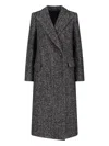 Tagliatore Tailored Black Jacket With Classic Collar And Sophisticated Silhouette In Gray