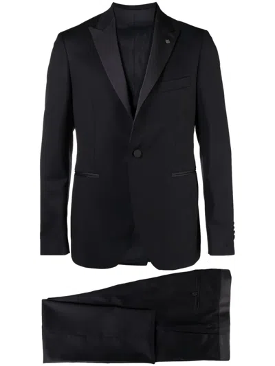 TAGLIATORE TAGLIATORE TAILORED BLACK SUIT