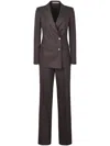 Tagliatore Tailored Brown Jacket With Structured Design In Brown