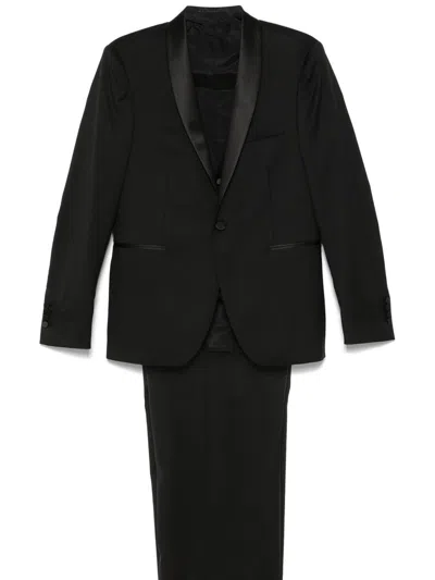 Tagliatore Tailored Dress In Black