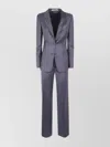 Tagliatore Tailored Dress With Long Sleeves And Pockets In Blue
