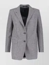 Tagliatore Tailored Jacket With Back Vent And Notch Lapel In Gray