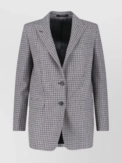 TAGLIATORE TAILORED JACKET WITH BACK VENT AND NOTCH LAPEL