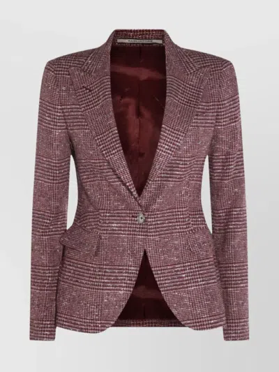 TAGLIATORE TAILORED JACKET WITH FLAP POCKETS AND VENT