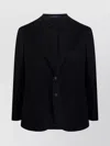 Tagliatore Tailored Jacket With Notched Lapels In Black