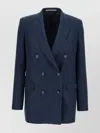 Tagliatore Tailored Jacket With Structured Shoulders And Vent