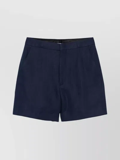 TAGLIATORE TAILORED SHORTS WITH BACK POCKETS