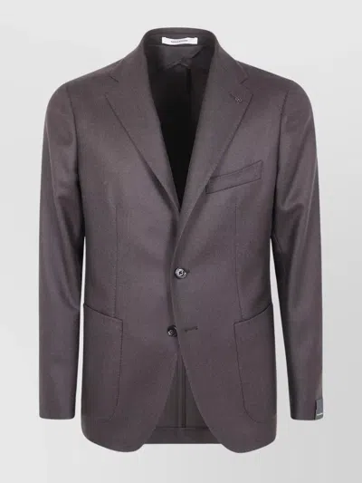 TAGLIATORE TAILORED SINGLE-BREASTED JACKET NOTCH LAPEL