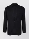 Tagliatore Tailored Single-breasted Suit Jacket In Black