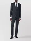 Tagliatore Tailored Single Breasted Wool Suit In Black