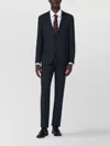 Tagliatore Tailored Single Breasted Wool Suit In Blue