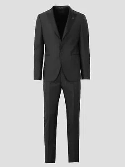 Pre-owned Tagliatore Tailored Suit In Black