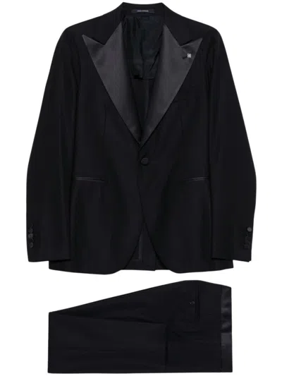 TAGLIATORE TAGLIATORE TAILORED SUIT IN LUXURIOUS VIRGIN WOOL