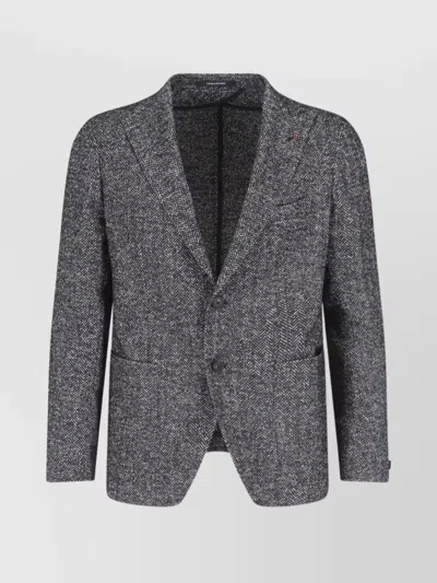 TAGLIATORE TAILORED SUIT JACKET NOTCH LAPEL