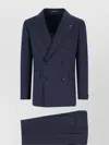 Tagliatore 'vesuvio' Double-breasted Suit With Slim Trousers And Back Vent