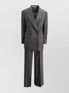 Tagliatore Tailored Suit With Flap Pockets And Notch Lapel In Black
