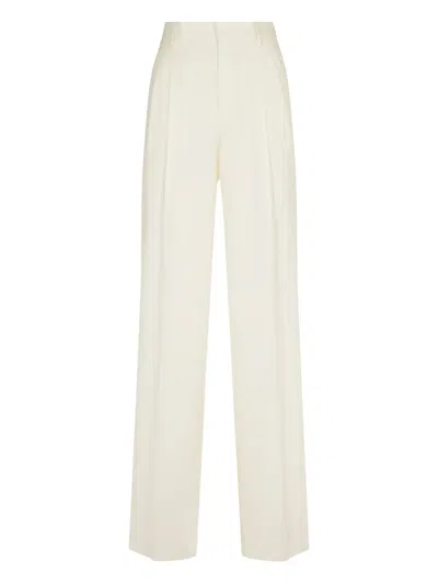 Tagliatore Tailored Trousers In White