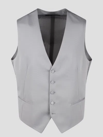 Tagliatore Tailored Waistcoat In Grey