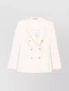 Tagliatore Tailored Wool Blend Jacket Featuring Pockets In Gray
