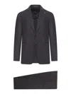 Tagliatore Tailored Wool Suit In Gray