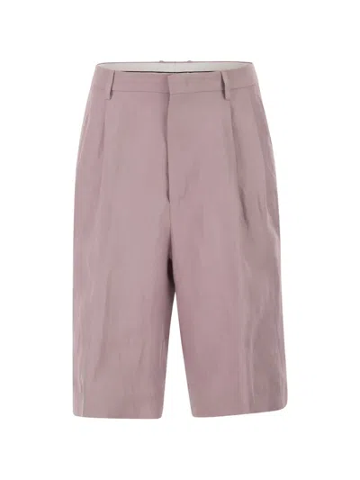 Tagliatore Tailored-cut Shorts In Pink