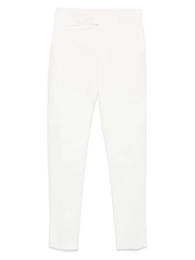 Tagliatore Tapered Trousers In White