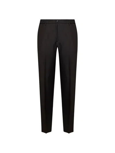 Tagliatore Tapered-leg Trousers In Brown