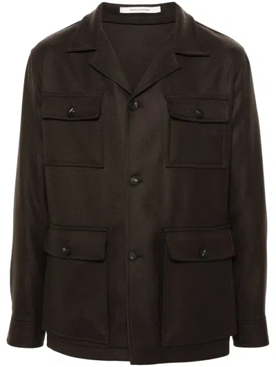 TAGLIATORE TEMPEST BUTTON-DOWN SHIRT JACKET