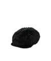 Tagliatore Berretto Buddy Velluto Nero Cotone Hats Black