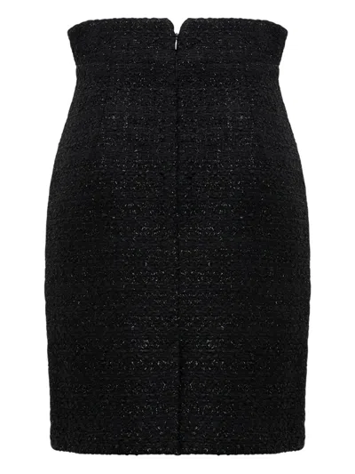Tagliatore Textured Mini Skirt In Black