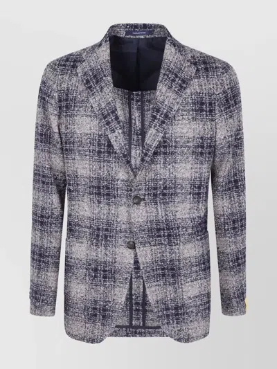 Tagliatore Plaid Single-breasted Jacket In Multi