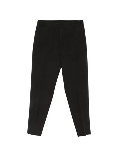 Tagliatore Casual Pants With Belt Loops In Black