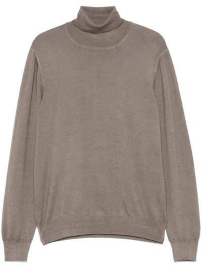 Tagliatore Theo Sweater In Brown