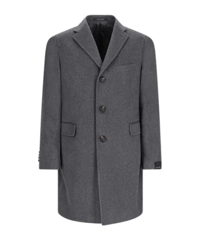 TAGLIATORE THREE-BUTTON WOOL COAT