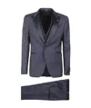 Tagliatore Three-piece Dinner Suit In Black