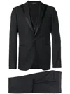 Tagliatore Three-piece Suit In Black