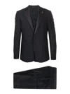 Tagliatore Three-piece Suit In Black