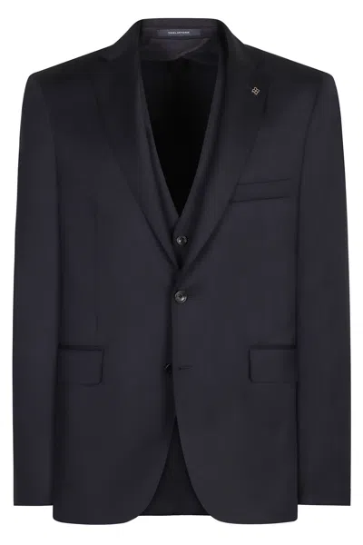 TAGLIATORE THREE-PIECE WOOL SUIT