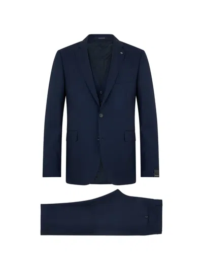Tagliatore Three-piece Suit (set Of Three) In Blue
