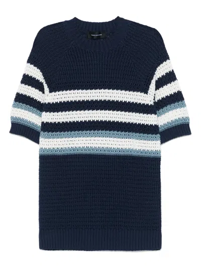 Tagliatore Titus T-shirt In Blue